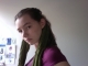 tieing back hair