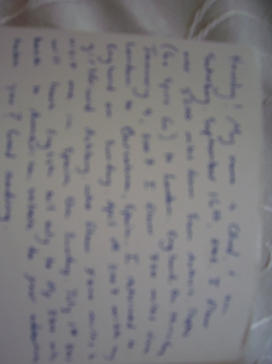 The inscription!