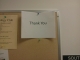My "Thank You" sign