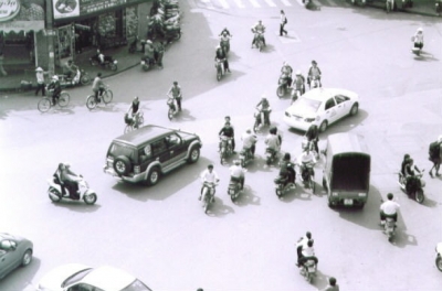 Traffic of Hanoi, Vietnam