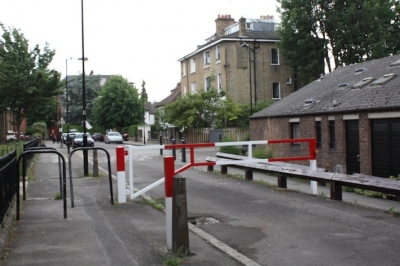 barred passageway, highbury barred passageway, highbury