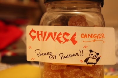 chinese ginger packed by pandas
