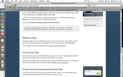 how to delete a tumblr blog