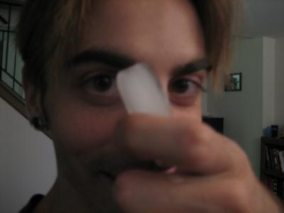 eyes with ice