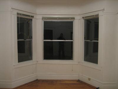 Empty apartment windows