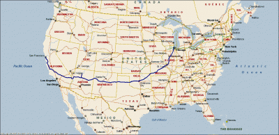 The relocation route The relocation route