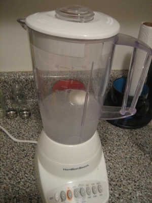 Marshmallow + Water In Blender