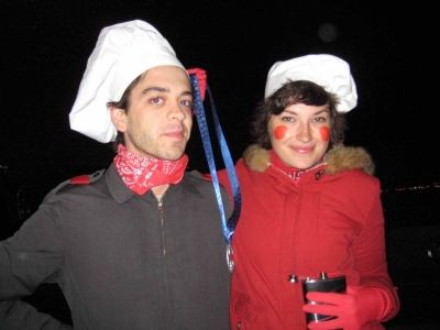 puppetty chefs (taken at the end of the night)