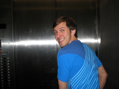 Service elevator = gateway to fun.