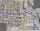 Route from the start to checkpoint 2