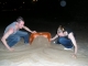 The sand was key.