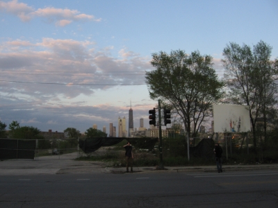 The city spreads out before you.