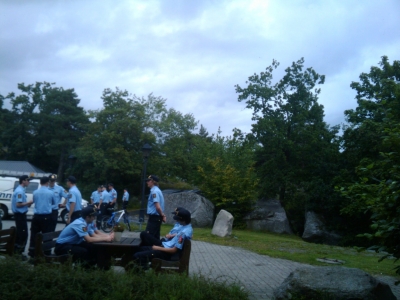it's the police academy!