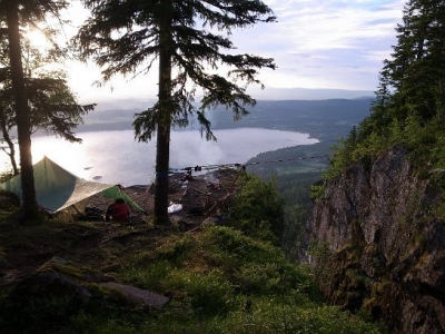 Tarp rain shelter, Mørkgonga, Norge