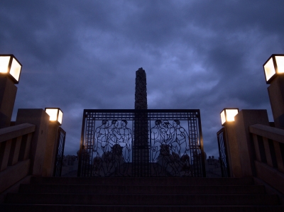 The stairs to the monolithe