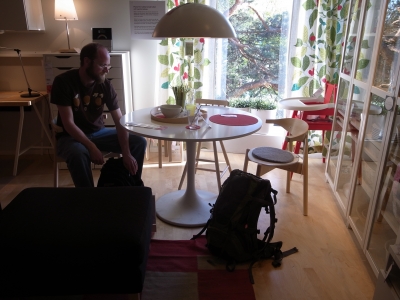 We left the place as we found it.