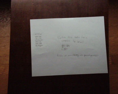 Back of Package