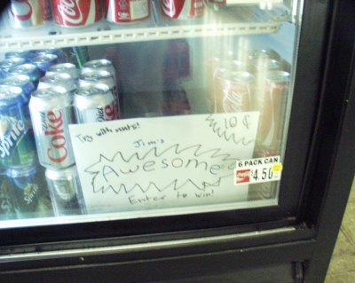 Package in Fridge.