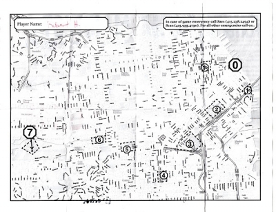 My map in one piece.