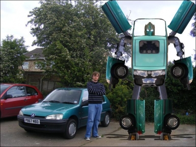 Rob and Autobot Swiftshock :D