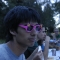 I wear pink glasses.