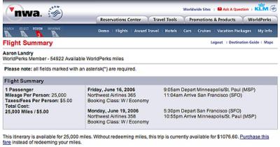 Flight to SFO for "Journey To The End Of The Night" - $5