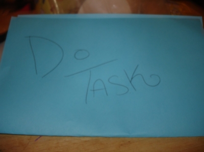 My little reminder.