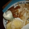 Dinner! Ranch & Chicken & Mash Taty-toes & Biscuits