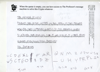 People tried to cheat off our answers