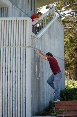 Plan C: make a single step at the halfway mark.