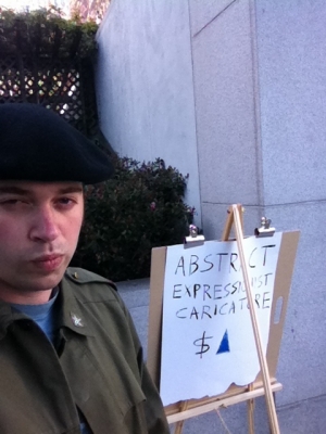 This is the face a serious artist makes.