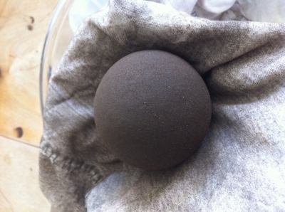 Rolling and polishing with dry dirt