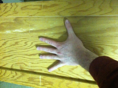 Double-checking that the spacing is correct.