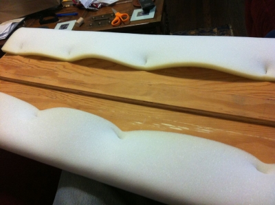 Wrapping it in foam...