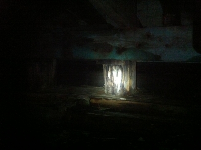 This is what holds up all that street up above?  Kinda scary.