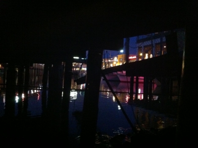 Pressing ahead, trying not to bump my head or be too conspicuous with my flashlight.