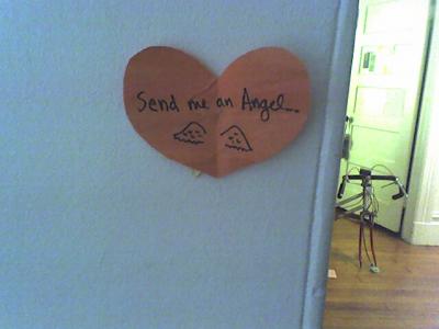 our house is decorated with many valentines