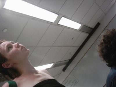 Marya practices looking not suspicious