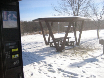 Iowa was pretty snowy.  A lot more hilly than MO. 