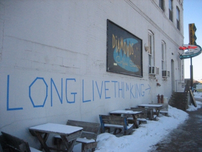 get it?  "long live thinking?"