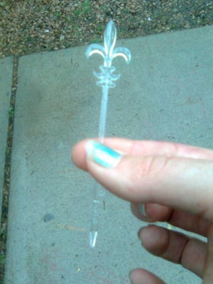 The spear of excellence indicated the River, which i was happy to go look at.