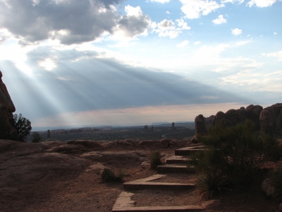 Completely benign light. Not hand of God.