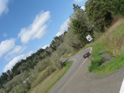 Blue waves whitened on a cliff,