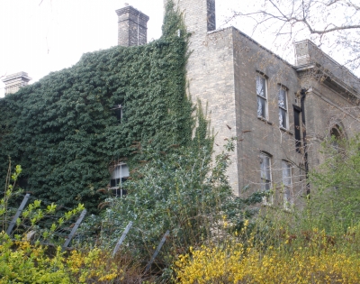Back of the building
