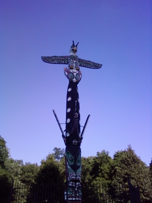 “That does indeed appear to be a totem pole”