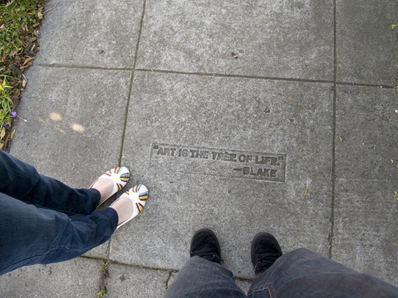 "Art is the tree of life." "Art is the tree of life."