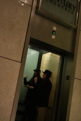 Trying to look nonchalant...