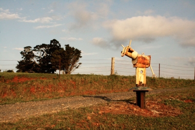 Cow mailbox