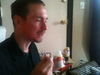 Loki eats onion powder