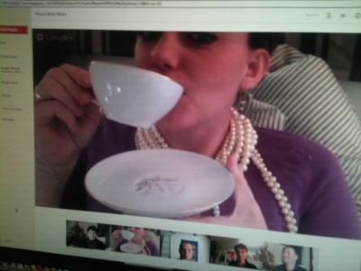 Bex prefers tea to beef broth.